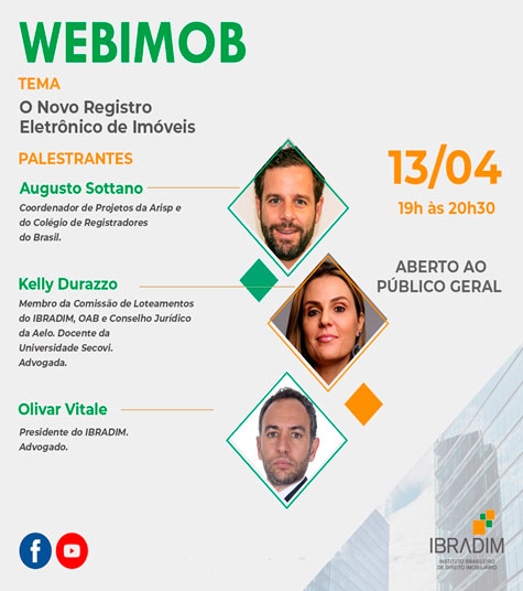 Webimob Ibradim – o Novo Registro Eletrônico de Imóveis